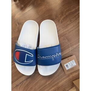 Champion Slides White - Kids Size 3 Womens Size 5